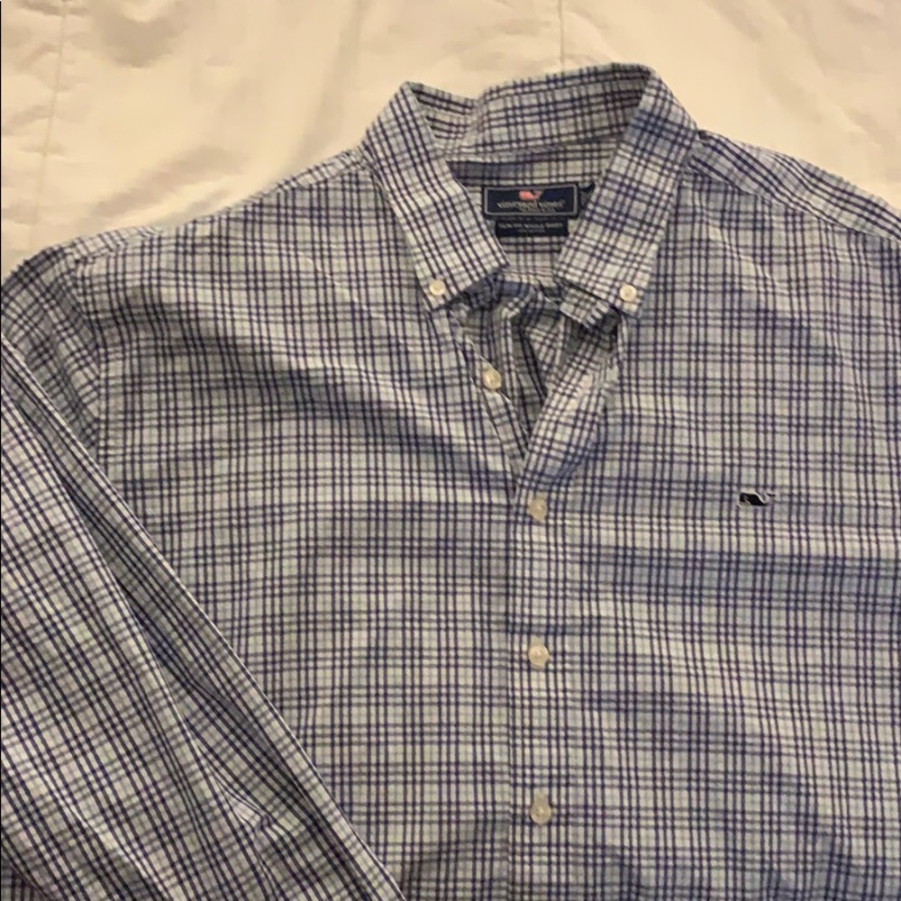 Vineyard Vine Slim Fit Whale Shirt XXL
